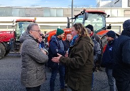 Mobilisation des agriculteurs à Boulogne-sur-Mer ce vendredi.