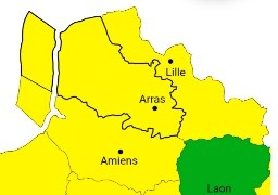 Le Nord, le Pas-de-Calais et la Somme en vigilance jaune pour vents violents ce mercredi 1er janvier. 