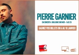Radio 6 vous invite au concert de PIERRE GARNIER à Boulogne Sur Mer