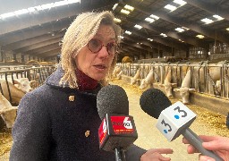 La ministre, Agnès Pannier Runacher, à Boulogne, ce vendredi