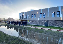 A Gravelines, les 100 premiers apprentis de BTP-CFA ont intégré leur nouveau bâtiment, chemin du Guindal.
