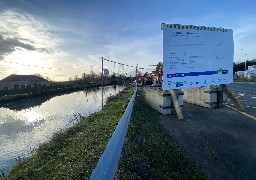 A Guînes, les travaux de réfection et de rehausse des berges du canal débutent cette semaine et vont durer jusqu'à l'été ! 
