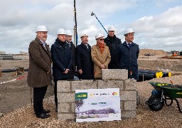 Dunkerque: Ziegler France a posé la première pierre de sa future agence multimodale