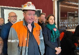 Dunkerque : Sophie Binet la secrétaire générale de la CGT est venue tirer la sonnette d'alarme avant qu'ArcelorMittal ne ferme !