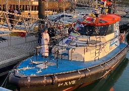 A Dunkerque, la nouvelle pilotine P18 a été baptisée du nom de Rose.