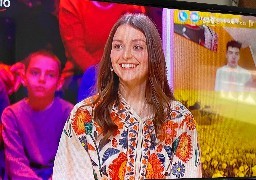 Candice, calaisienne de 18 ans est allée jusqu'en finale aux 12 coups de midi. 