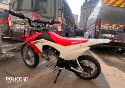 Dunkerque : aprés un refus d'obtempérer un pilote de moto placé en garde à vue