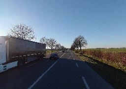 Spectaculaire accident de la route ce matin sur la D939 à Humières 