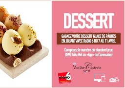 Radio 6 et Van Den Casteele vous offrent votre dessert glacé de Pâques - La boite à oeufs !