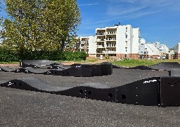 A Coudekerque-Branche, le pump track est déjà un succès auprès des jeunes !