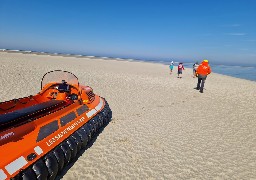 Berck: 8 personnes et 2 chiens isolés par la marée, ce mercredi