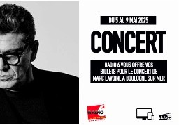 Marc Lavoine en concert à Boulogne Sur Mer, gagnez vos places en écoutant Radio 6