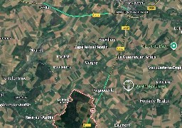 Labroye : Une voiture et ses deux occupants percutent un arbre dimanche matin.