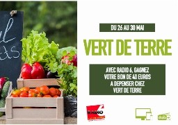 Jouez avec Radio 6 et gagnez 40€ avec les producteurs de chez Vert de Terre