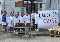 Port de Boulogne: les salariés du laboratoire Nouvelles Vagues en grève pour dénoncer leurs conditions de travail