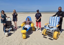 Le Touquet: grâce à Handi'plage, les personnes en situation de handicap peuvent profiter de la mer