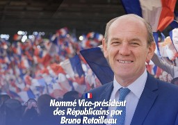 Daniel Fasquelle nommé vice-président des Républicains. 