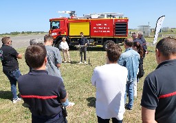 Un nouveau camion de sapeurs-pompiers pour l'aéroport international Grand Calais.
