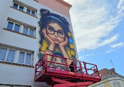 Street Art à Calais: Braga Last One a terminé son oeuvre rue des Salines, le festival se poursuit