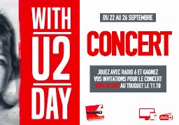 Radio 6 vous invite au concert de WITH U2 DAY au Touquet 