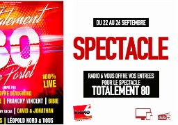 EN PARTENARIAT AVEC RADIO 6 - Gagnez vos entrées pour la folle soirée TOTALEMENT 80 au Portel