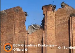 À Gravelines, les restes de Sportica disparaissent sous les coups de pelleteuses.