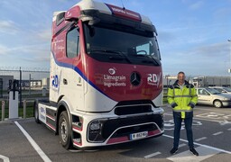 Marck : la société RDV Transports investit dans un camion électrique et prend le virage de la transition énergétique.