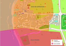 Zone de confinement, zone interdite...Vaste opération de déminage mardi à Sainte-Cécile et Saint-Gabriel