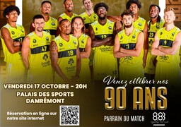 Le SOMB fête ses 90 ans ce soir avec la réception de Mulhouse