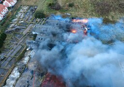 Un incendie dans des entrepôts bien connus à Berck