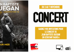 Jean Baptiste Guegan à l'Embarcadère de Boulogne Sur Mer le 07 novembre, vos places à gagner cette semaine.
