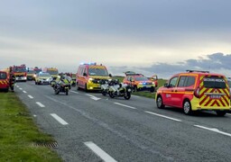 Collision frontale entre Boulogne et Wimereux, plusieurs enfants gravement blessés, un bébé héliporté
