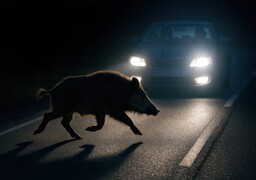 10 sangliers font irruption sur la rocade d'Amiens !