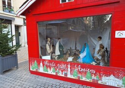 La crèche du marché de Noël d'Amiens est de retour ! 