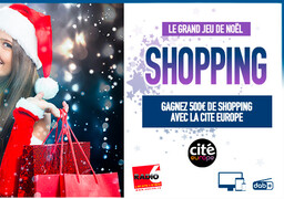 Grand jeu de Noël - Gagnez 500€ de shopping avec Radio 6 et la Cité Europe