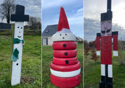 À Ochancourt, une décoration de Noël 100 % récup’ qui étonne et séduit
