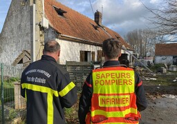 Audruicq : une famille de quatre personnes relogée après l’incendie de sa maison