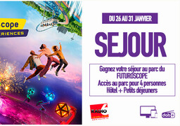 Radio 6 vous offre votre séjour au parc du Futuroscope pour toute la famille