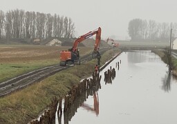 Audruicq : le préfet du Pas-de-Calais est venu s’assurer de la bonne conduite des travaux, trois ans après les inondations.