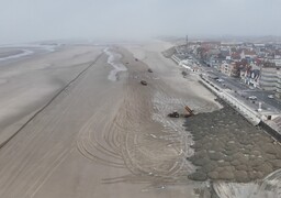 La plage de Merlimont a été rechargée en sable