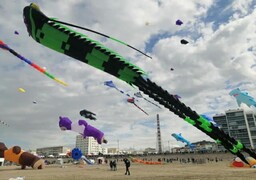 Berck: après 300 heures à construire son cerf-volant géant, il va participer à la tentative de record du monde