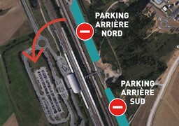Gare TGV Calais-Fréthun : les parkings arrière ferment pour plusieurs mois, ce qui va changer pour les usagers