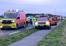 Wimereux : accident de trottinette le long de la D940, un jeune de 20 ans entre la vie et la mort