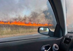 Feu de chaume à Bourbourg et accident à Cappelle-Brouck : la D300 et la D11 sont fermées.