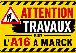 A16 : une bretelle de sortie fermée lundi à Marck