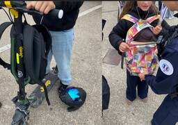 À Calais, les sacs et les trottinettes contrôlés près des établissements scolaires depuis la rentrée…