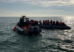Migrants : plusieurs opérations de secours menées en mer ce dimanche d'Hardelot à Calais.