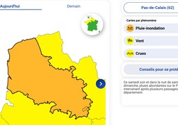 Pas-de-Calais : de nouvelles pluies importantes, vigilance orange dès 20 heures
