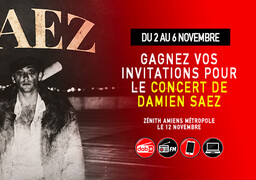Gagnez vos invitations pour Saez au Zénith d’Amiens !