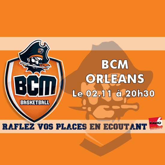 JEU WEB : Gagnez vos invitations pour la rencontre BCM / ORLEANS